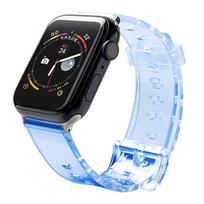 Hurtel Strap Light replacement band strap for Watch 6 / 5 / 4 / 3 / 2 / SE (40mm / 38mm) blue