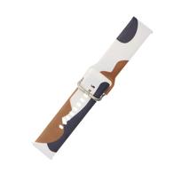 Hurtel Strap Moro for Samsung Galaxy Watch 40 / 41 / 42 / 43 / 44 mm silicone bracelet watch band - pattern 1