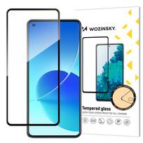 Wozinsky Tempered Glass Full Glue Super Tough Screen Protector Full Coverage with Frame Case Friendly for Oppo Reno6 4G black