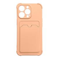 Hurtel Card Armor Case Pouch Cover for Xiaomi Redmi 10X 4G / Xiaomi Redmi Note 9 Card Wallet Silicone Armor Cover Air Bag Pink