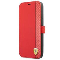 FERRARI FESAXFLBKP13SRE iPhone 13 mini 5.4 AND quot; red/red book On Track Carbon Stripe