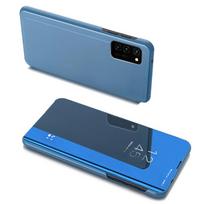 Hurtel Clear View Case flip cover for Samsung Galaxy A03s (166.5) blue