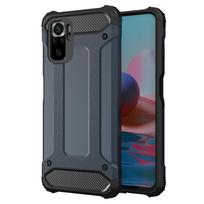Hurtel Hybrid Armor armored hybrid case cover Xiaomi Redmi Note 11 Pro+ 5G (China) / 11 Pro 5G (China) / Mi11i HyperCharge / Poco X4 NFC 5G blue