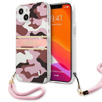 GUESS GUHCP13MKCABPI iPhone 13 6.1 AND quot; pink/pink hardcase Camo Strap Collection