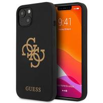 GUESS GUHCP13SLS4GGBK iPhone 13 mini 5.4 AND quot; black/black hard case Silicone 4G Logo