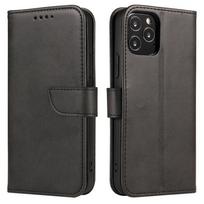 Hurtel Magnet Case elegant case cover with a flap and stand function for Motorola Moto G Power 2022 black
