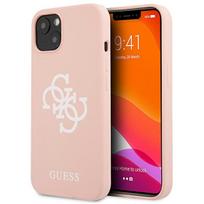 GUESS GUHCP13SLS4GWPI iPhone 13 mini 5.4 AND quot; pink/pink hard case Silicone 4G Logo