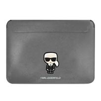 Karl Lagerfeld Saffiano Ikonik Karl case for a 13-14 AND quot; laptop - silver
