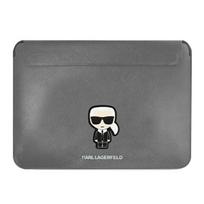 Karl Lagerfeld Saffiano Ikonik Karl case for a 16 AND quot; laptop - silver