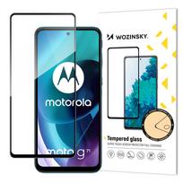 Wozinsky Tempered Glass Full Glue Super Tough Screen Protector Full Coverage with Frame Case Friendly for Motorola Moto G71 5G black