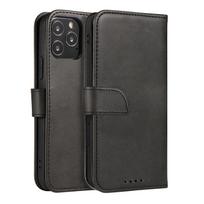 Hurtel Magnet Case elegant case cover with a flap and stand function for Motorola Moto E32 black
