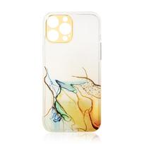 Hurtel Marble Case Cover for Xiaomi Redmi Note 11 Pro Gel Cover Orange Marble