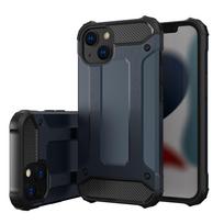 Hurtel Hybrid Armor case for iPhone 14 Plus armored hybrid cover blue