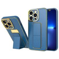 Hurtel New Kickstand Case for iPhone 13 Pro Max with stand blue