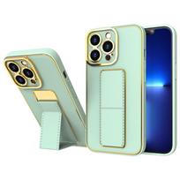 Hurtel New Kickstand Case for iPhone 13 Pro Max with stand green
