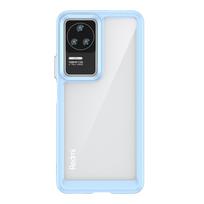 Hurtel Outer Space Case for Xiaomi Poco F4 5G cover with a flexible frame blue