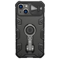 Nillkin CamShield Armor Pro Magnetic Case for iPhone 14 Plus MagSafe armored cover with stand ring, black