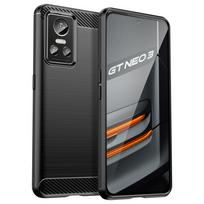Hurtel Carbon Case for Realme GT Neo 3 flexible silicone carbon cover black