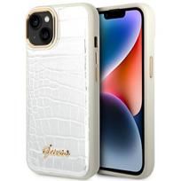 GUESS GUHCP14SHGCRHS iPhone 14 6.1 "silver / silver hardcase Croco Collection