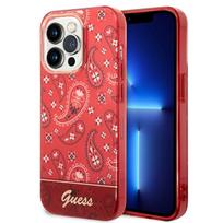 GUESS GUHCP14XHGBNHR iPhone 14 Pro Max 6.7 AND quot; red/red hardcase Bandana Paisley
