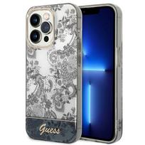 GUESS GUHCP14XHGPLHG iPhone 14 Pro Max 6.7  AND quot;gray / gray hardcase Porcelain Collection