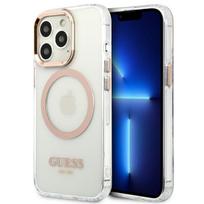 Guess GUHMP13XHTRMD iPhone 13 Pro Max 6.7  AND quot;gold / gold hard case Metal Outline Magsafe