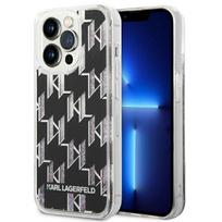Karl Lagerfeld KLHCP14LLMNMK iPhone 14 Pro 6.1  AND quot;hardcase black / black Liquid Glitter Monogram