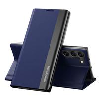 Hurtel Sleep Case Pro case for Samsung Galaxy S23+ with flip stand blue