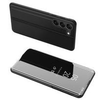 Hurtel Clear View Case cover for Samsung Galaxy S23+ flip cover black