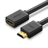 UGREEN HD107 10141 HDMI (Male) - HDMI (Female) 4K Cable 1m - Black
