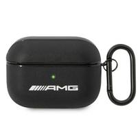 Mercedes AMG Leather Big Logo case for AirPods Pro - black