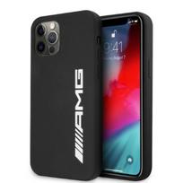 Mercedes AMG Silicone Big Logo case for iPhone 12 Pro Max - black