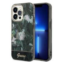 GUESS Jungle Collection case for iPhone 14 Pro Max - green