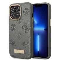 GUESS GUHMP13LSAPSTG iPhone 13 Pro / 13 6.1 AND quot; grey/grey hardcase Peony Logo Plate MagSafe
