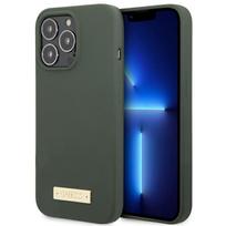 Guess GUHMP13XSPLA iPhone 13 Pro Max 6.7 AND quot; green/khaki hard case Silicone Logo Plate MagSafe