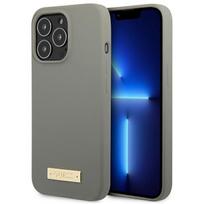 Guess GUHMP13XSPLG iPhone 13 Pro Max 6.7 AND quot; grey/grey hard case Silicone Logo Plate MagSafe