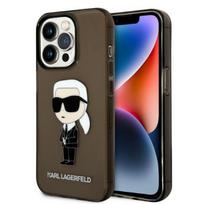 Karl Lagerfeld KLHCP14LHNIKTCK iPhone 14 Pro 6.1 AND quot; black/black hardcase Ikonik Karl Lagerfeld