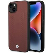 Case BMW BMHCP14S22RFGR iPhone 14 6.1 AND quot; Burgundy/burgundy Leather Diamond Pattern