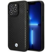 Case BMW BMHMP14L22RFGK iPhone 14 Pro 6.1 AND quot; black/black Leather Diamond Pattern MagSafe