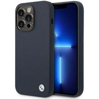 BMW Case BMHMP14XSILNA iPhone 14 Pro Max 6.7 AND quot; navy blue/navy Silicone Metal Logo MagSafe