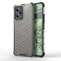 Hurtel Honeycomb case for Xiaomi Redmi Note 12 5G / Poco X5 5G armored hybrid cover black