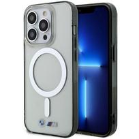 Case BMW BMHMP14LHCRS iPhone 14 Pro 6.1 AND quot; transparent hardcase Silver Ring MagSafe