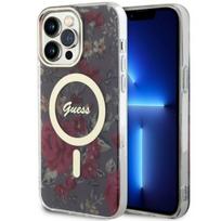 GUESS GUHMP14XHCFWSA iPhone 14 Pro Max 6.7 AND quot; green/khaki hardcase Flower MagSafe