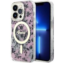 GUESS GUHMP14XHCFWSP iPhone 14 Pro Max 6.7 AND quot; pink/pink hardcase Flower MagSafe