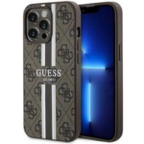 GUESS GUHMP13LP4RPSW iPhone 13 Pro / 13 6.1 AND quot; brown/brown hardcase 4G Printed Stripes MagSafe