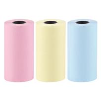 Hurtel Set of colorful paper rolls for the HURC9 cat mini thermal printer - 3 pcs.