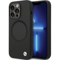 BMW BMHMP14XSILBK2 case for iPhone 14 Pro Max 6.7 AND quot; - black Signature Liquid Silicone MagSafe