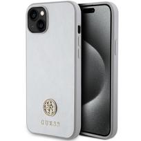 GUESS GUHCP15MPS4DGPS iPhone 15 Plus 6.7 AND quot; silver/silver hardcase Strass Metal Logo