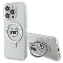 Karl Lagerfeld KLHMP15XHMRSCHH iPhone 15 Pro Max 6.7 AND quot; white/white hardcase Ring Stand Choupette Head MagSafe