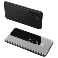 Hurtel Clear View Case for Xiaomi POCO C65 / Redmi 13C with flap - black